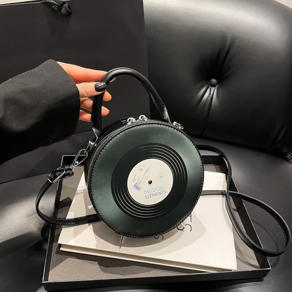 Vinyl Record Crossbody Bag